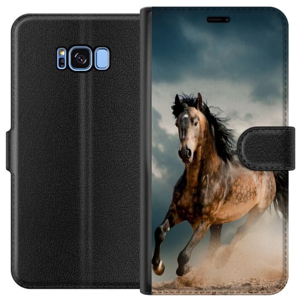 Kompatibelt Lommeboketui til Samsung Galaxy S8 Hest