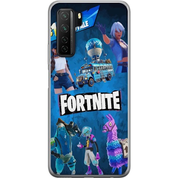 Huawei P40 lite 5G Genomskinligt Skal Fortnite