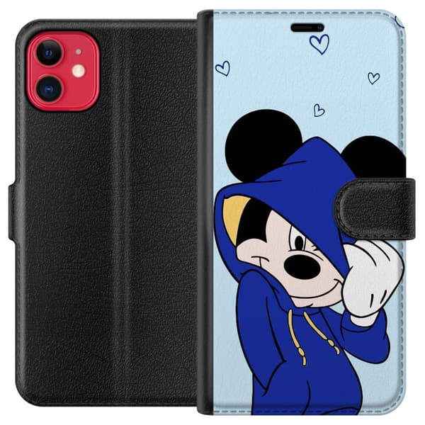 Kompatibel Tegnebogsetui til Apple iPhone 11 Musse Puh