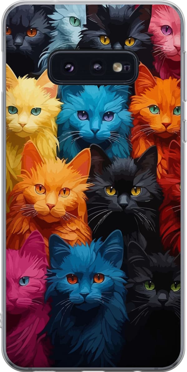 Kompatibelt Mobildeksel til Samsung Galaxy S10e Katter