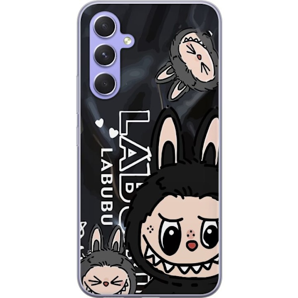 Samsung Galaxy A54 Läpinäkyvä kuori <nl>Labubu Black Energy