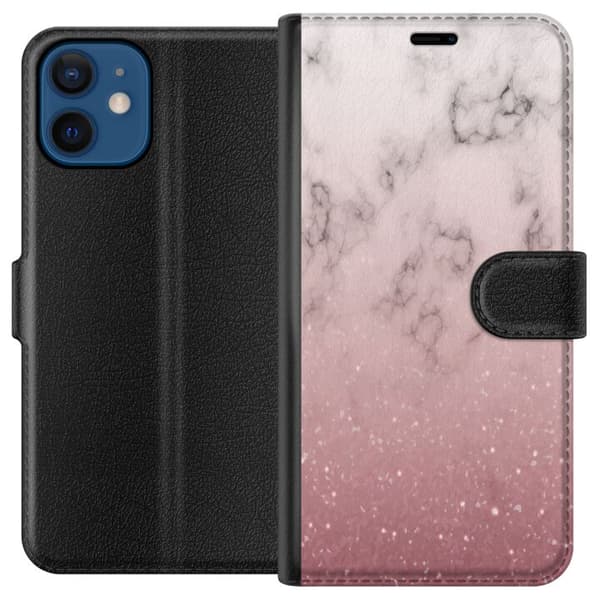 Yhteensopiva Lompakkokotelo Apple iPhone 12 mini Rosa