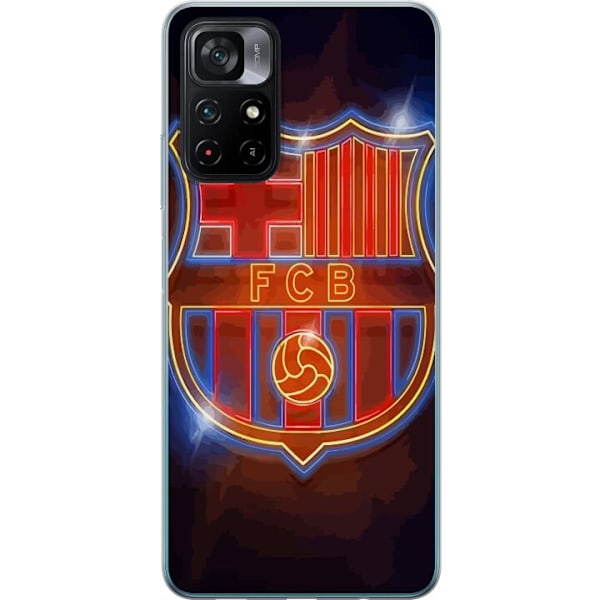 Xiaomi Poco M4 Pro 5G Genomskinligt Skal FC Barcelona