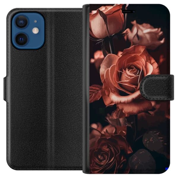 Kompatibelt Plånboksfodral till Apple iPhone 12 Blommor
