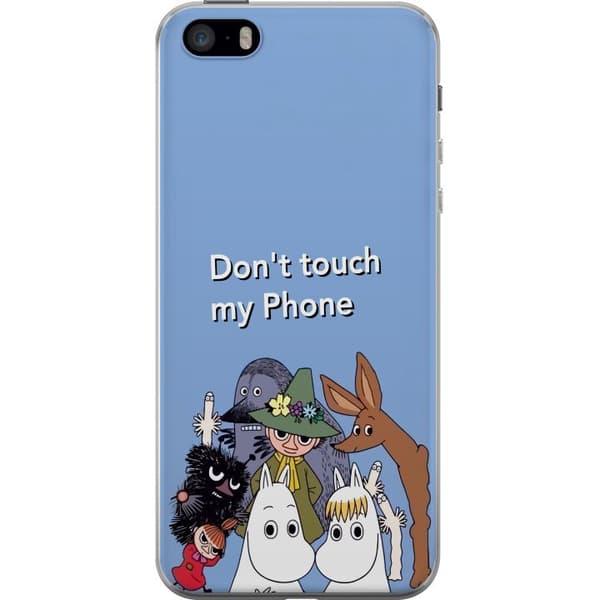 Kompatibelt Mobildeksel til Apple iPhone 5s Don't Touch My Phone med vänner blå