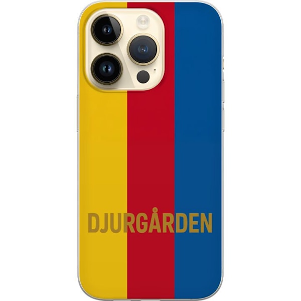 Apple iPhone 15 Pro Gjennomsiktig deksel Djurgården – fotball