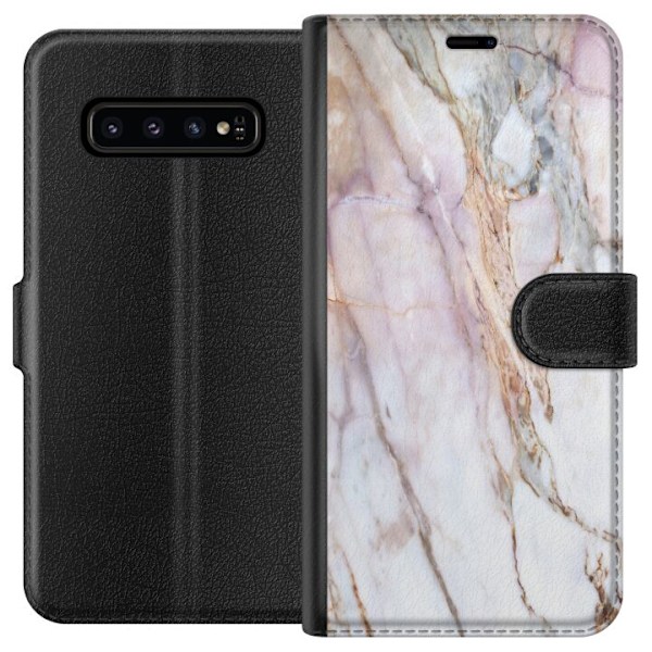 Samsung Galaxy S10 Tegnebogsetui Marmar