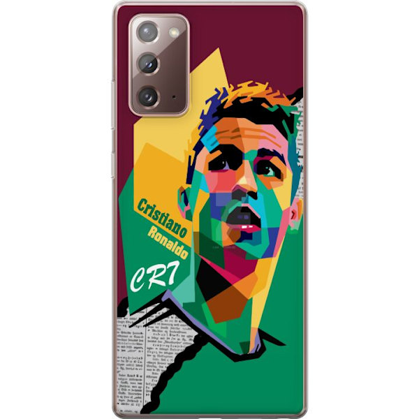 Samsung Galaxy Note20 Läpinäkyvä kuori Ronaldo