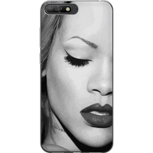 Huawei Y6 (2018) Gjennomsiktig deksel Rihanna – Aesthetic Ed