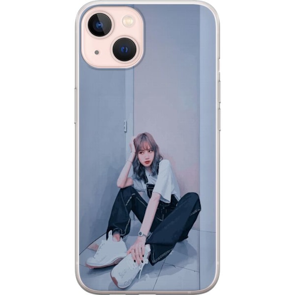 Apple iPhone 13 mini Läpinäkyvä kuori Lisa from Blackpink – K-pop Style Icon