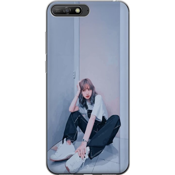 Huawei Y6 (2018) Genomskinligt Skal Lisa from Blackpink – K-pop Style Icon