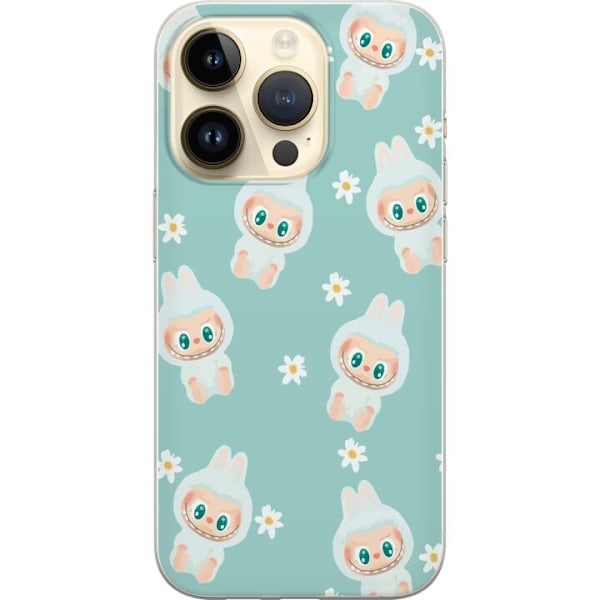 Apple iPhone 15 Pro Läpinäkyvä kuori Labubu Candy Vibes