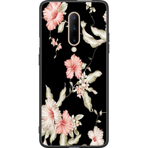OnePlus 7 Pro Sort cover Blomster