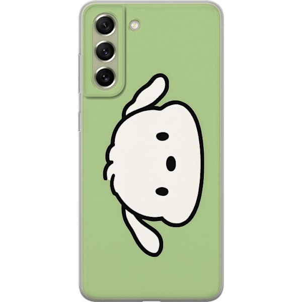 Samsung Galaxy S21 FE 5G Genomskinligt Skal Snoopy Flip