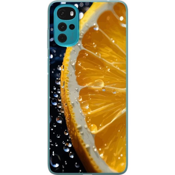 Motorola Moto G22 Läpinäkyvä kuori Appelsiini
