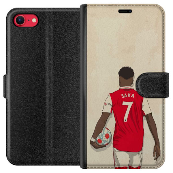 Apple iPhone SE (2020) Lompakkokotelo Arsenal FC Jalkapallo Arsenal FC Motiivi Pelaaja Premier League Englanti Suosittu Urheilulaji Jalkapallotähti L