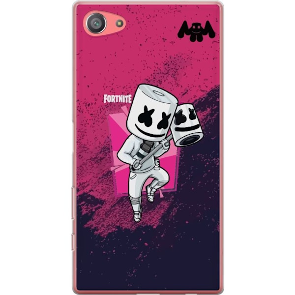 Sony Xperia Z5 Compact Läpinäkyvä kuori Marshmello Fortnite