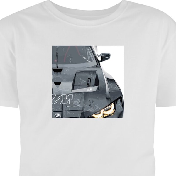 T-shirt til Voksen | Klassisk Voksen T-shirt BMW hvid L