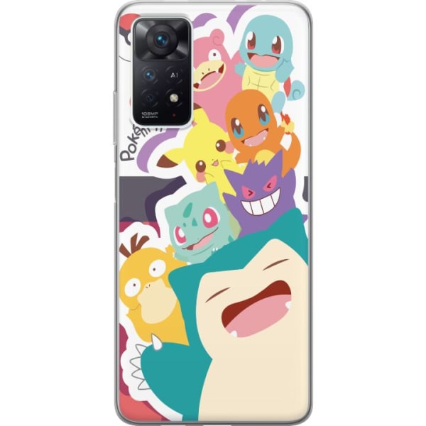 Xiaomi Redmi Note 11 Pro 5G Gennemsigtig cover Pokemon