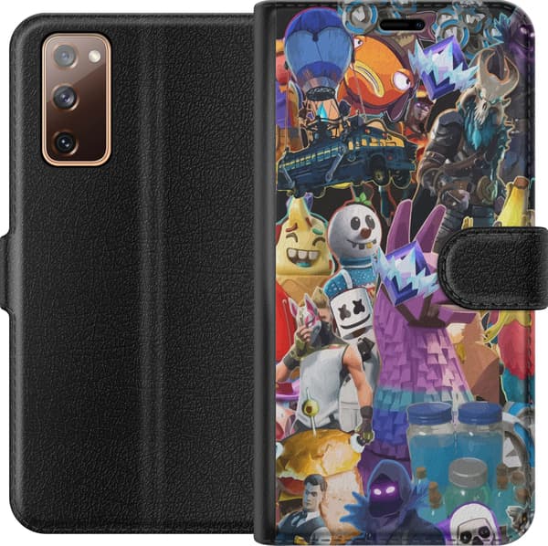Kompatibel Tegnebogsetui til Samsung Galaxy S20 FE Fortnite