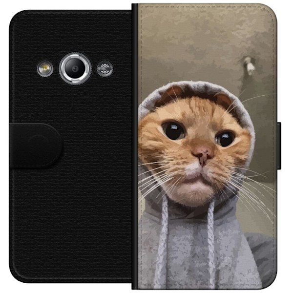 Samsung Galaxy Xcover 3 Lommeboketui Katt Genser