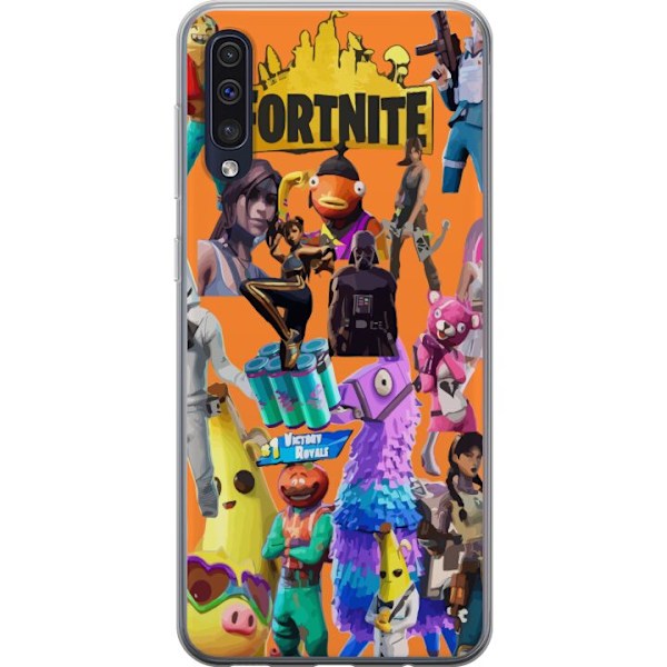 Samsung Galaxy A50 Gennemsigtig cover Fortnite