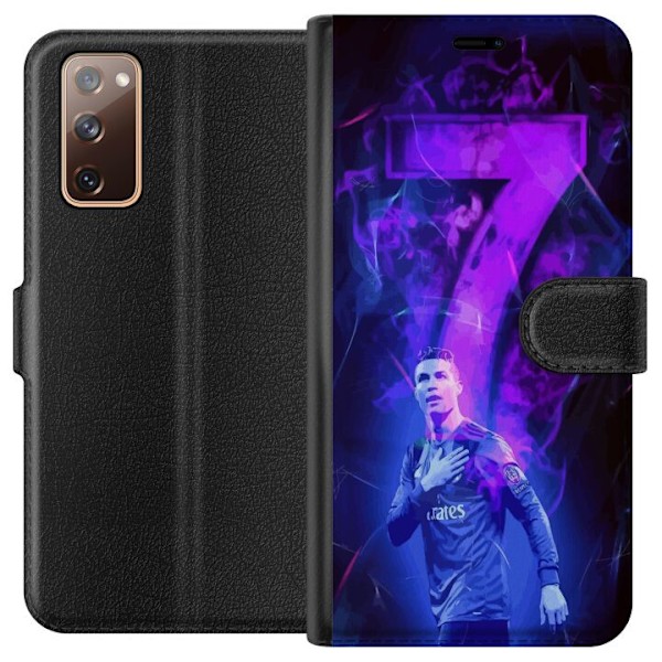 Samsung Galaxy S20 FE Lompakkokotelo Ronaldo 7 - Jalkapalloleg