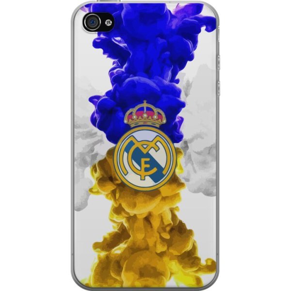 Apple iPhone 4 Gennemsigtig cover Real Madrid Farver