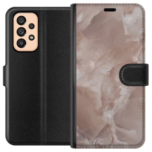 Kompatibelt Lommeboketui til Samsung Galaxy A53 5G Marmor Rosa