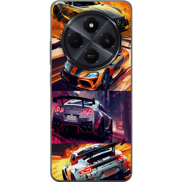 Xiaomi Redmi A4 Läpinäkyvä kuori Ralli kuume - vauhdikas te
