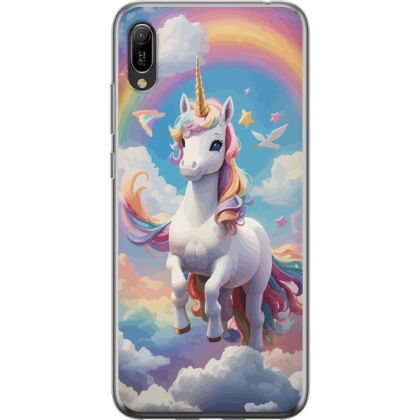 Huawei Y6 Pro (2019) Gennemsigtig cover Enhjørning