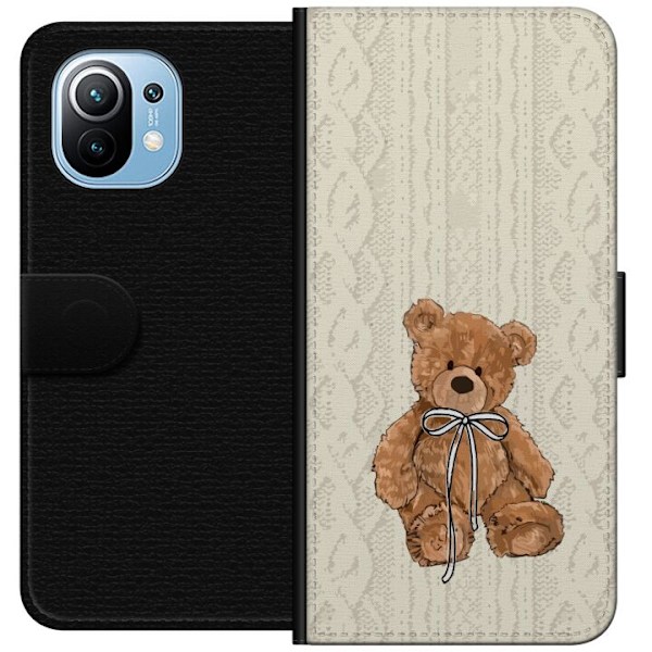 Xiaomi Mi 11 Lommeboketui Liten Bamse – klassisk bamse i enkel design