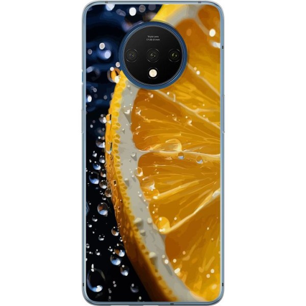OnePlus 7T Gennemsigtig cover Appelsin