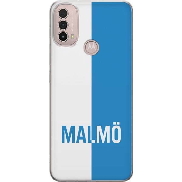 Motorola Moto E40 Gennemsigtig cover Malmö – fodbold