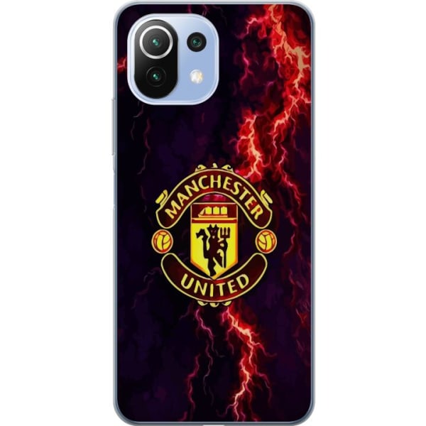 Xiaomi 11 Lite 5G NE Läpinäkyvä kuori Manchester United