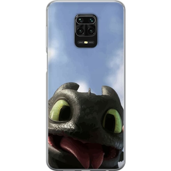 Xiaomi Redmi Note 9S Genomskinligt Skal How to Train Your Drag