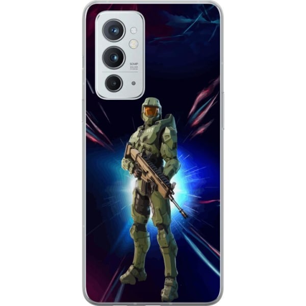 OnePlus 9RT 5G Läpinäkyvä kuori Fortnite - Master Chief