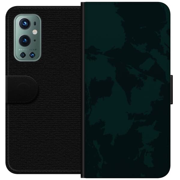 Kompatibelt Plånboksfodral till OnePlus 9 Pro Grönt.