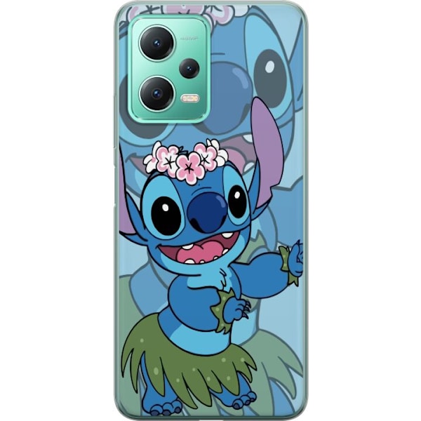 Xiaomi Redmi Note 12 Läpinäkyvä kuori Stitch tähtien alla