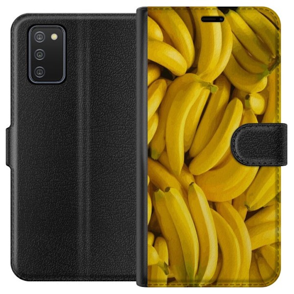 Samsung Galaxy A02s Plånboksfodral Banana Pattern – lekfull