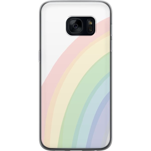 Samsung Galaxy S7 Gennemsigtig cover Regnbuen