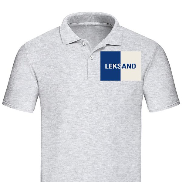 Piké för Vuxen | Elegant Pikétröja Leksand – Hockey Grå X-Large
