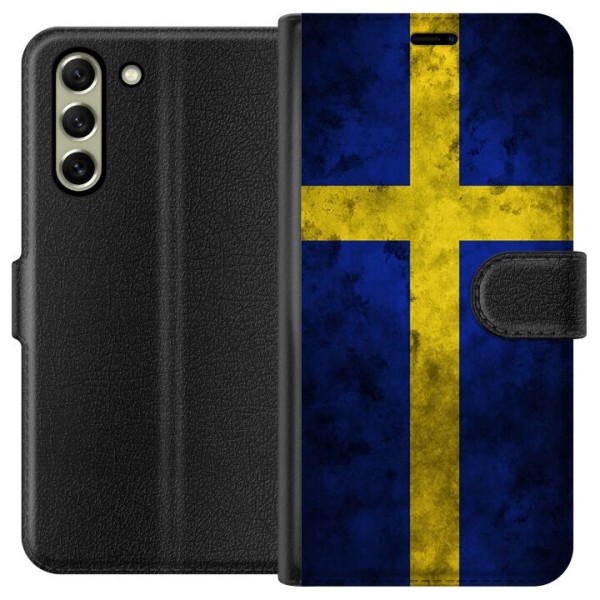 Samsung Galaxy S21 FE 5G Lommeboketui Sverige Flag