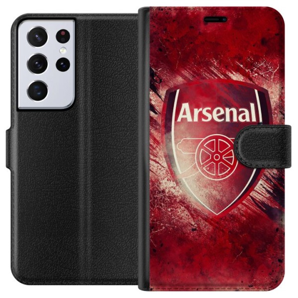 Samsung Galaxy S21 Ultra 5G Plånboksfodral Arsenal Football