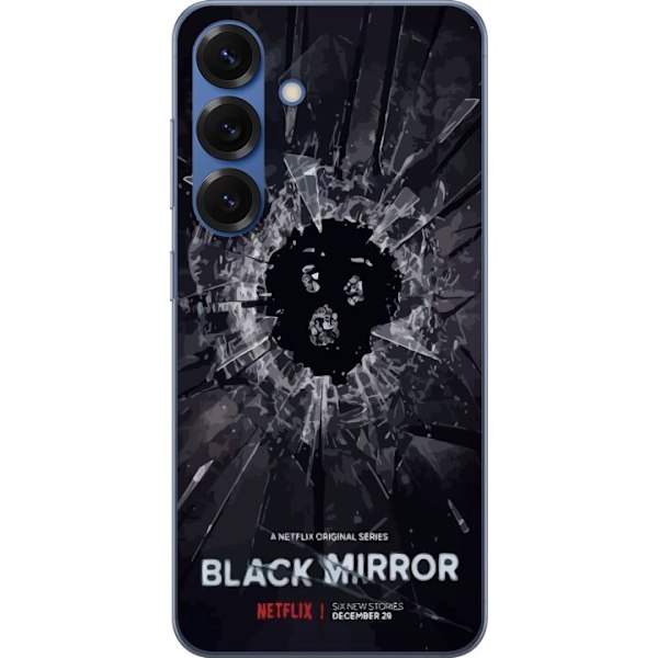 Samsung Galaxy S25+ Genomskinligt Skal Black Mirror Sci-Fi Net