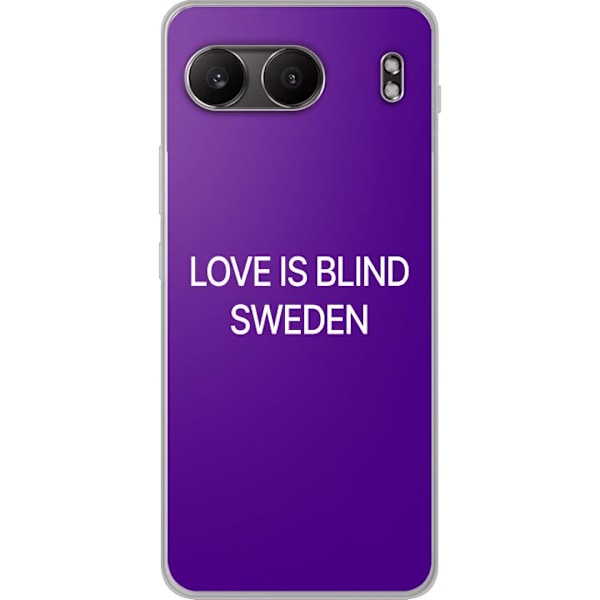 OnePlus Nord 4 Gennemsigtig cover Kærlighed er Blind