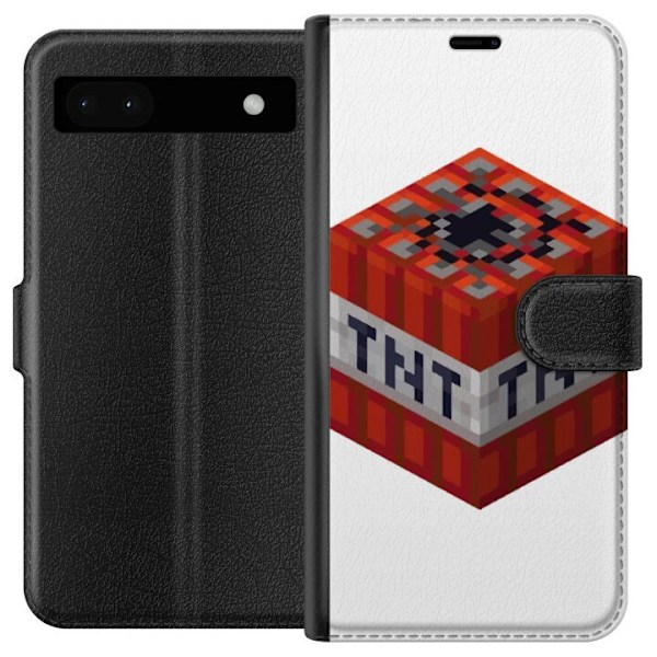 Google Pixel 6a Tegnebogsetui Minecraft TNT