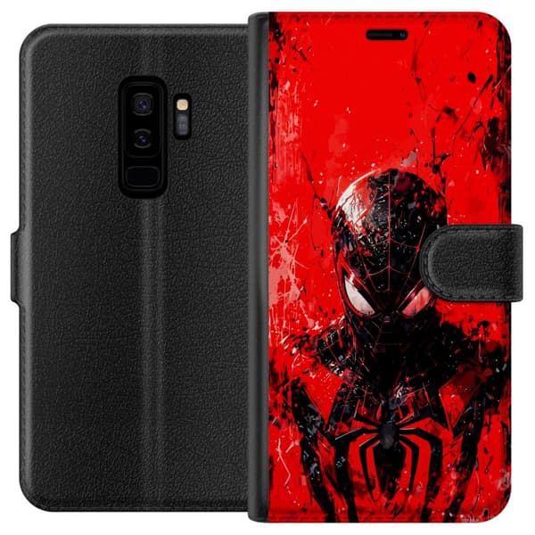 Kompatibel Tegnebogsetui til Samsung Galaxy S9+ Spider Man