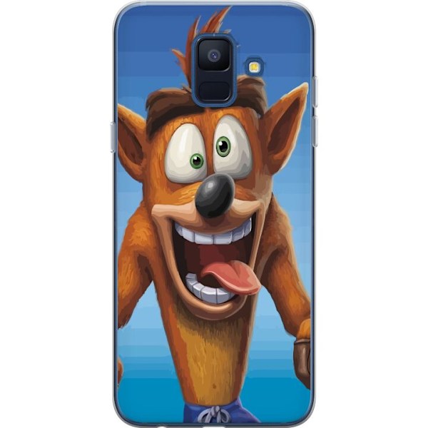 Samsung Galaxy A6 (2018) Läpinäkyvä kuori Crash Bandicoot