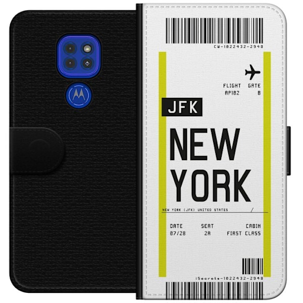 Motorola Moto G9 Play Lompakkokotelo New York